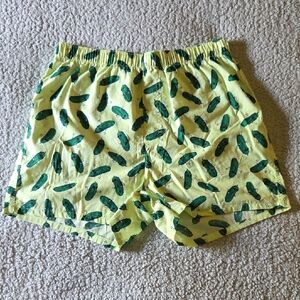 NWT Old Navy Soft-Washed 100% Cotton Comfort Waistband Boxer Shorts In A Pickle